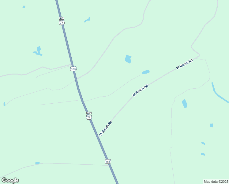 map of restaurants, bars, coffee shops, grocery stores, and more near Slack Road in Refugio County
