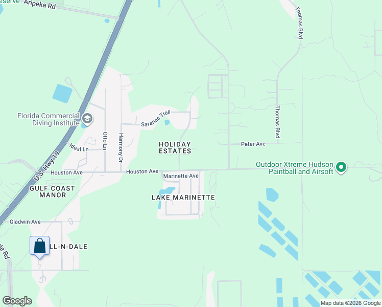 map of restaurants, bars, coffee shops, grocery stores, and more near 17038 Ridgeline Trail in Hudson