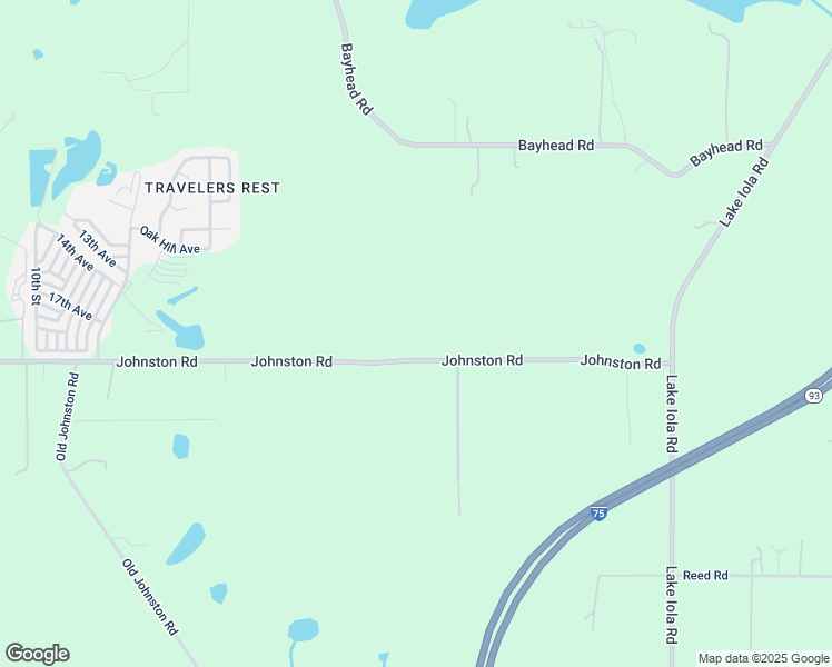 map of restaurants, bars, coffee shops, grocery stores, and more near 29921 Johnston Road in Dade City