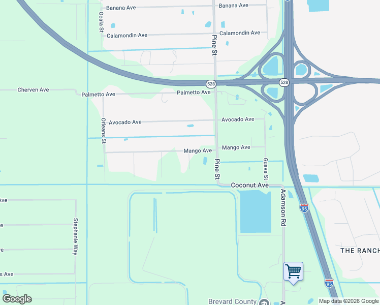 map of restaurants, bars, coffee shops, grocery stores, and more near in Brevard County