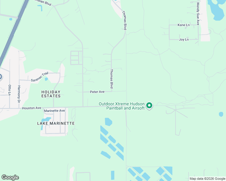 map of restaurants, bars, coffee shops, grocery stores, and more near 10909 Peter Avenue in Hudson