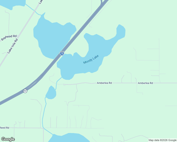 map of restaurants, bars, coffee shops, grocery stores, and more near 31415 Amberlea Road in Dade City