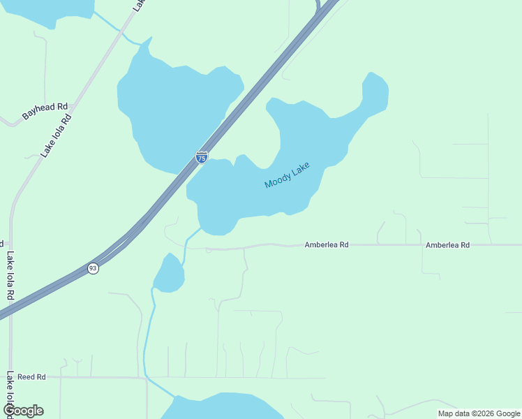 map of restaurants, bars, coffee shops, grocery stores, and more near 31415 Amberlea Road in Dade City