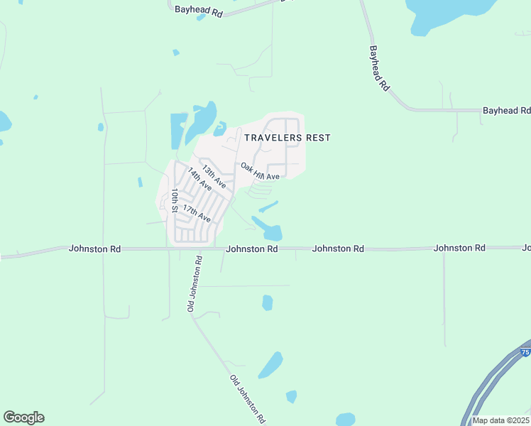 map of restaurants, bars, coffee shops, grocery stores, and more near 29129 Johnston Road in Dade City