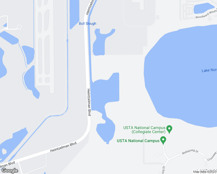 map of restaurants, bars, coffee shops, grocery stores, and more near Heintzelman Boulevard in Orlando