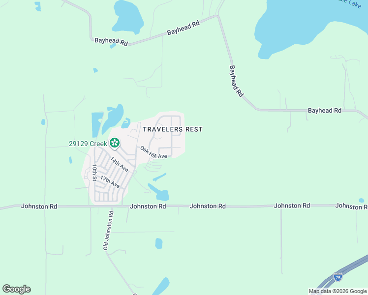 map of restaurants, bars, coffee shops, grocery stores, and more near 29129 Johnston Road in Dade City