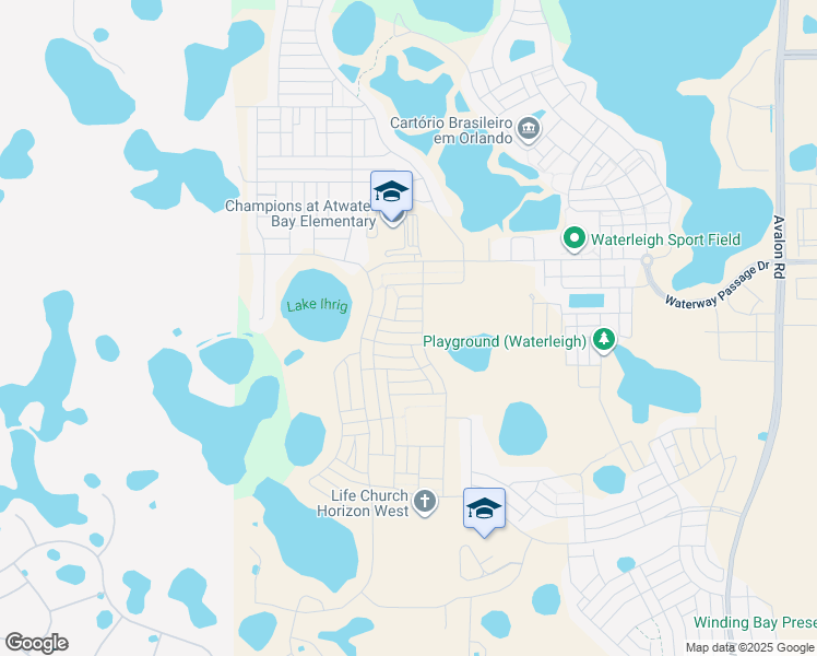 map of restaurants, bars, coffee shops, grocery stores, and more near Unnamed Road in Oakland