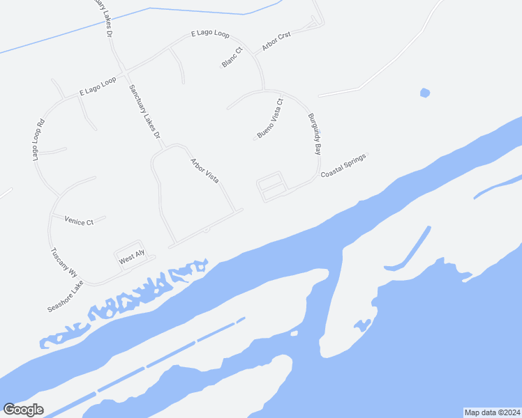 map of restaurants, bars, coffee shops, grocery stores, and more near 146 Burgundy Bay in Port O'Connor