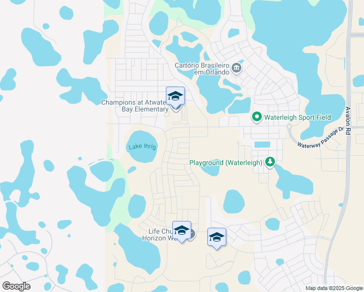 map of restaurants, bars, coffee shops, grocery stores, and more near Unnamed Road in Oakland