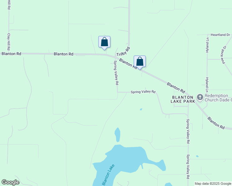 map of restaurants, bars, coffee shops, grocery stores, and more near 17415 Sweetwater Road in Dade City