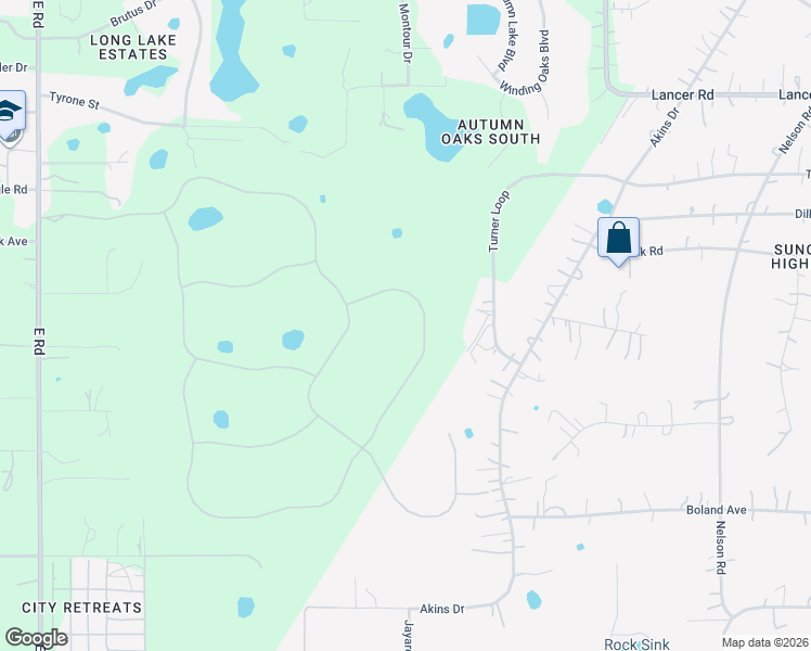 map of restaurants, bars, coffee shops, grocery stores, and more near 13607 Oldenburg Drive in Hudson