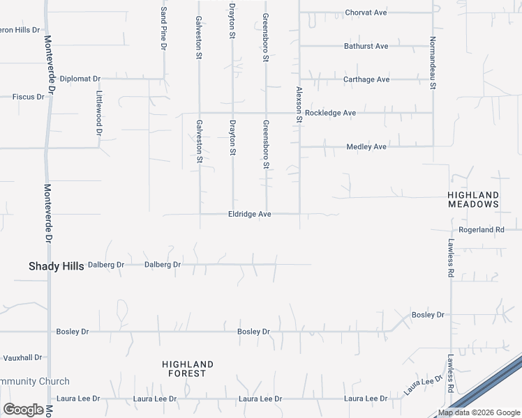 map of restaurants, bars, coffee shops, grocery stores, and more near 17247 Eldridge Avenue in Spring Hill