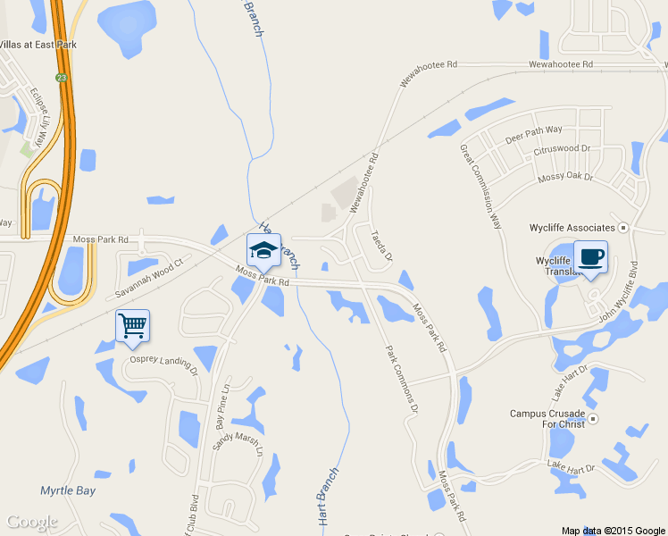 map of restaurants, bars, coffee shops, grocery stores, and more near 10972 Eliotti Street in Orlando