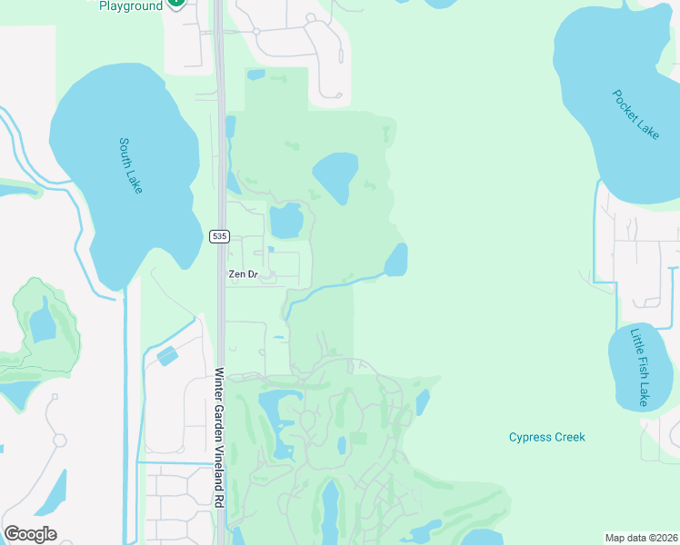 map of restaurants, bars, coffee shops, grocery stores, and more near 9858 Namaste Loop in Orlando