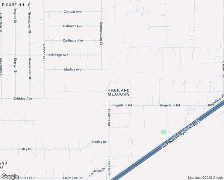map of restaurants, bars, coffee shops, grocery stores, and more near 17647 Haddock Drive in Spring Hill