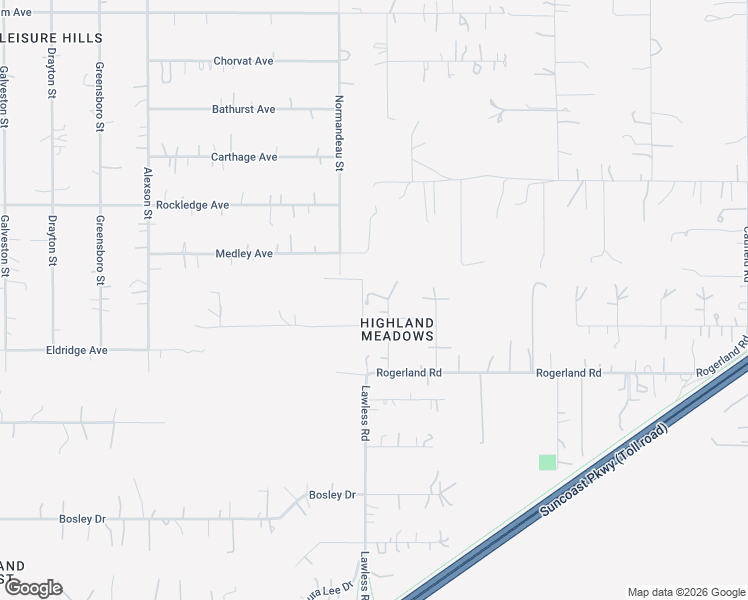 map of restaurants, bars, coffee shops, grocery stores, and more near 17647 Haddock Drive in Spring Hill