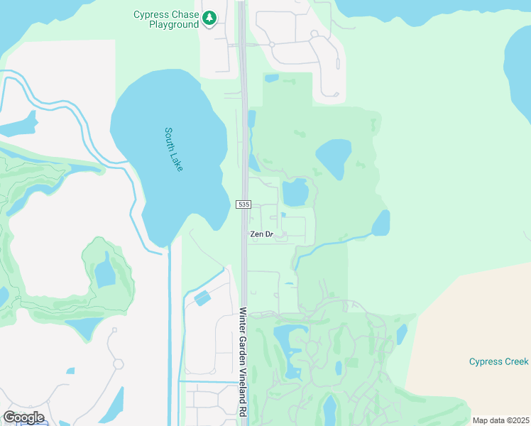 map of restaurants, bars, coffee shops, grocery stores, and more near 10417 Vista Oaks Court in Orlando