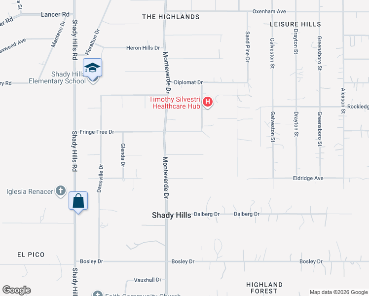 map of restaurants, bars, coffee shops, grocery stores, and more near 16534 Crossandra Lane in Spring Hill