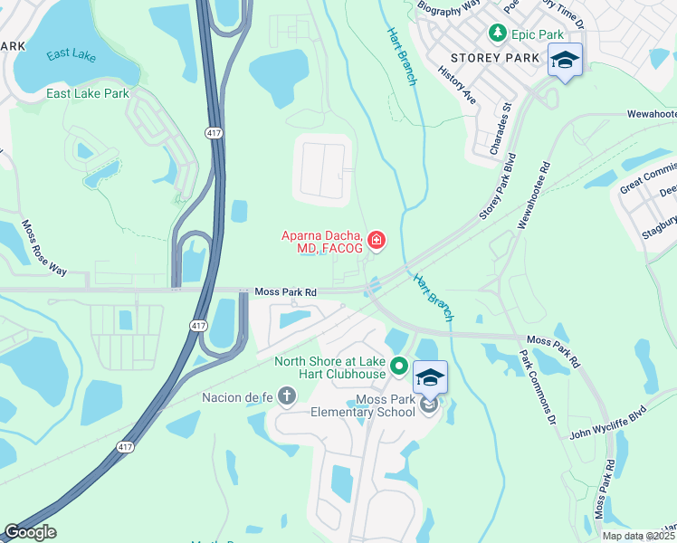 map of restaurants, bars, coffee shops, grocery stores, and more near 10040 Davis Creek Circle in Orlando