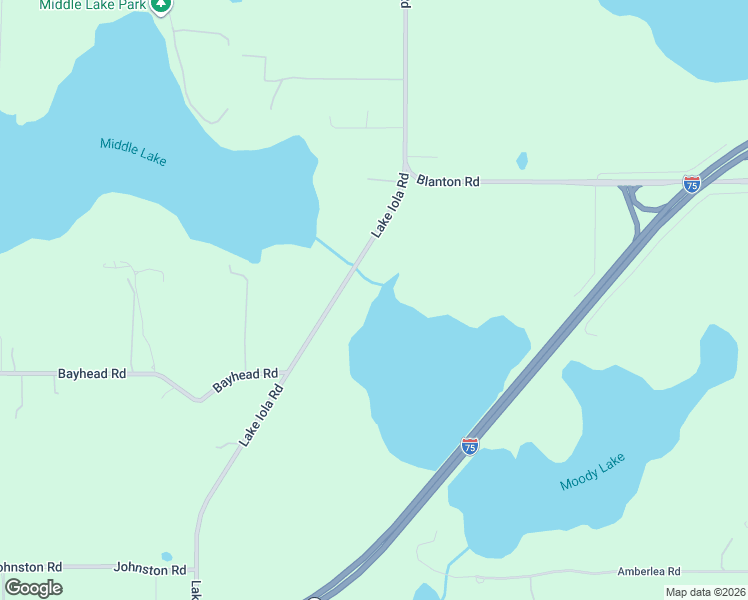 map of restaurants, bars, coffee shops, grocery stores, and more near 17818 Lake Iola Road in Dade City