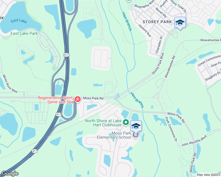 map of restaurants, bars, coffee shops, grocery stores, and more near 10040 Davis Creek Circle in Orlando