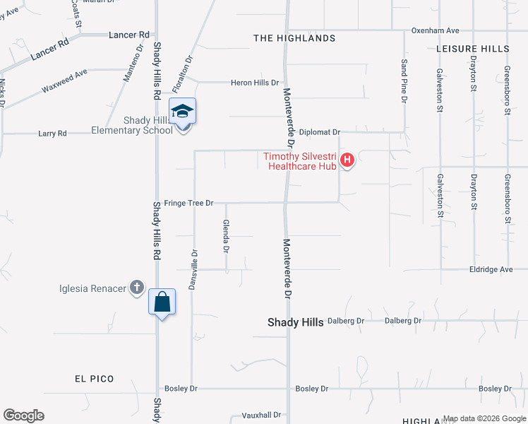 map of restaurants, bars, coffee shops, grocery stores, and more near 16402 Fringe Tree Drive in Spring Hill
