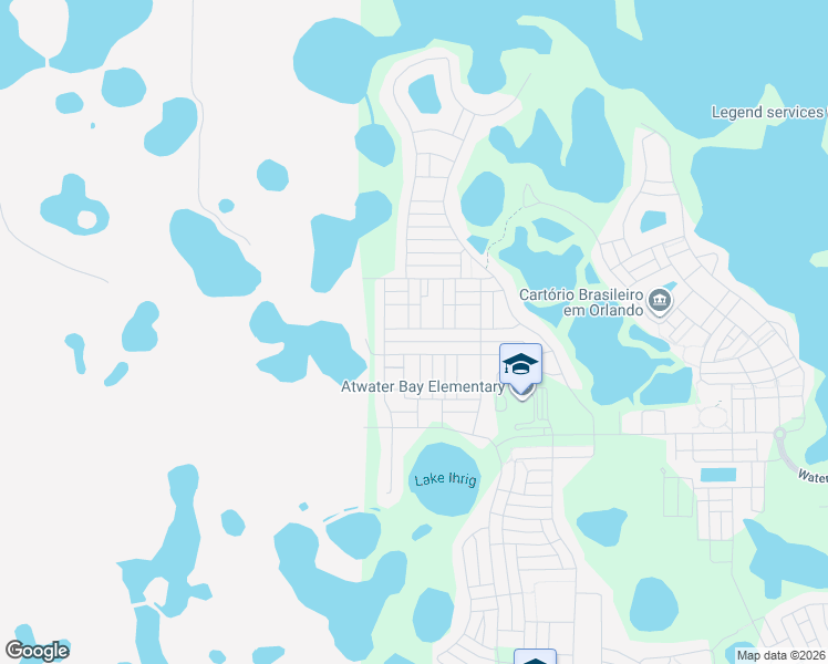 map of restaurants, bars, coffee shops, grocery stores, and more near 16409 Admirals Cove Lane in Winter Garden