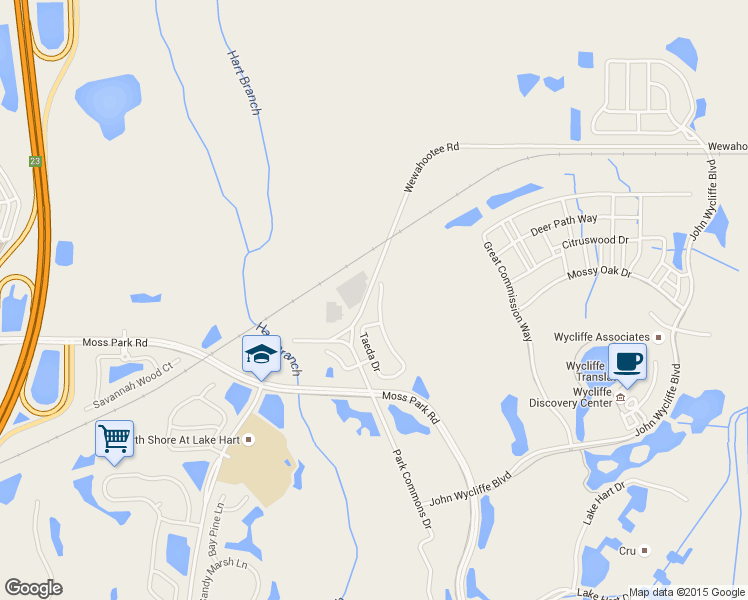 map of restaurants, bars, coffee shops, grocery stores, and more near 10214 Serotina Court in Orlando