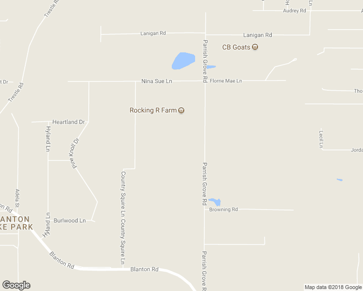 map of restaurants, bars, coffee shops, grocery stores, and more near 17775 Parrish Grove Road in Dade City