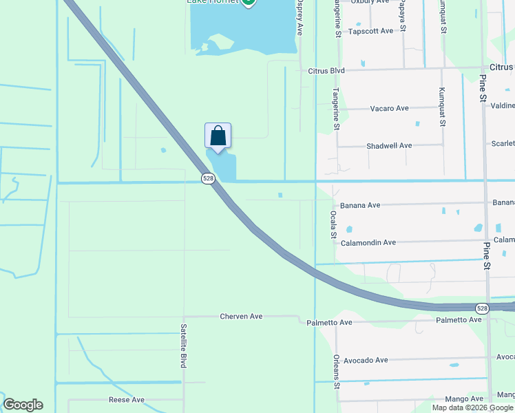 map of restaurants, bars, coffee shops, grocery stores, and more near 5530 Simpson Place in Cocoa