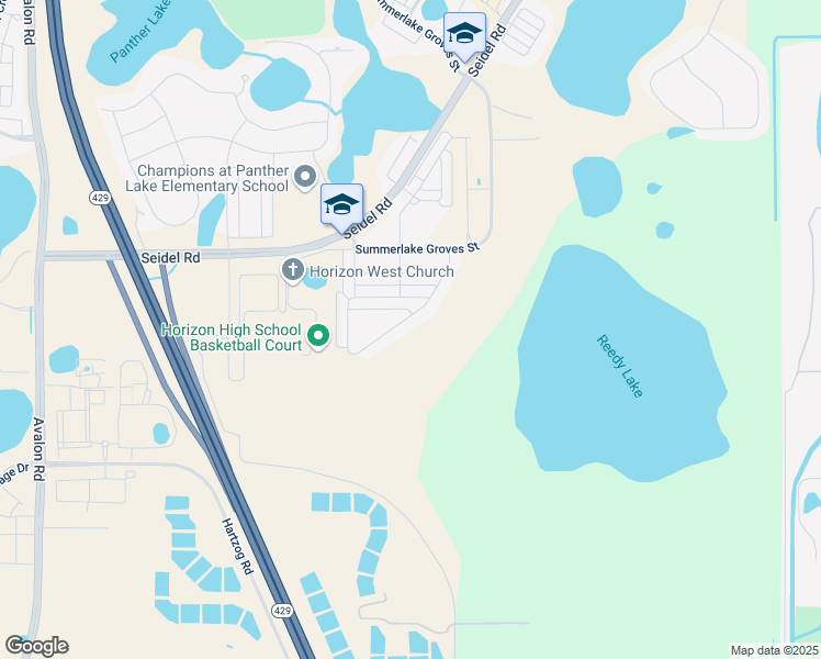 map of restaurants, bars, coffee shops, grocery stores, and more near 10115 Austrina Oak Loop in Winter Garden