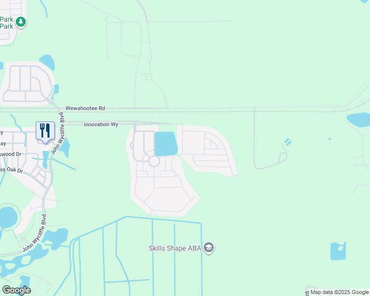 map of restaurants, bars, coffee shops, grocery stores, and more near 10067 Yellow Jasmine Drive in Orlando