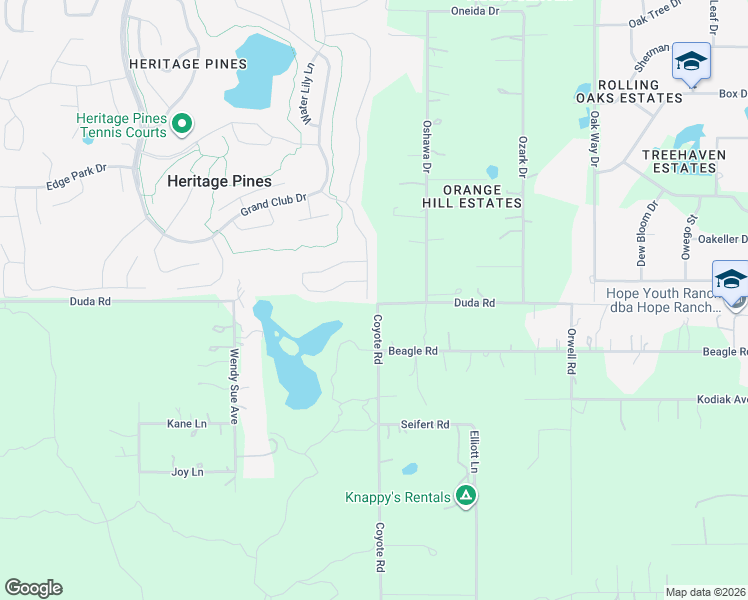 map of restaurants, bars, coffee shops, grocery stores, and more near 18002 Webster Grove Drive in Hudson