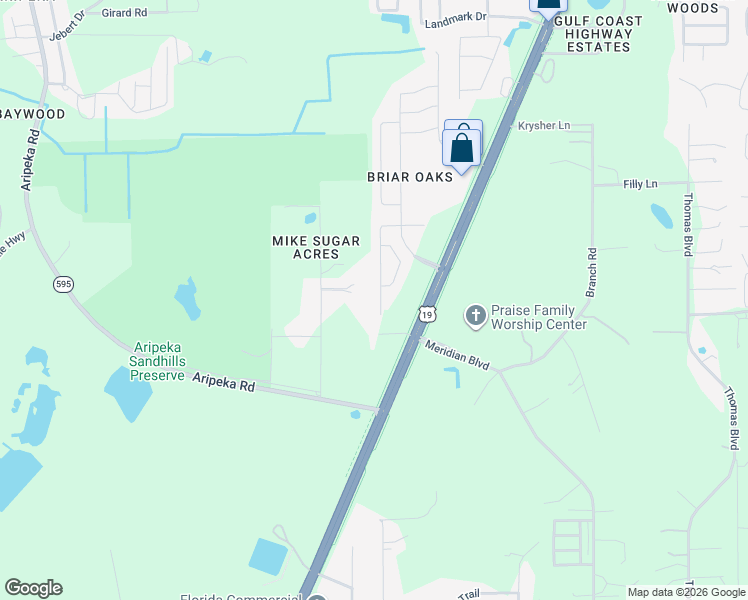 map of restaurants, bars, coffee shops, grocery stores, and more near 18035 Arbor Crest Drive in Hudson