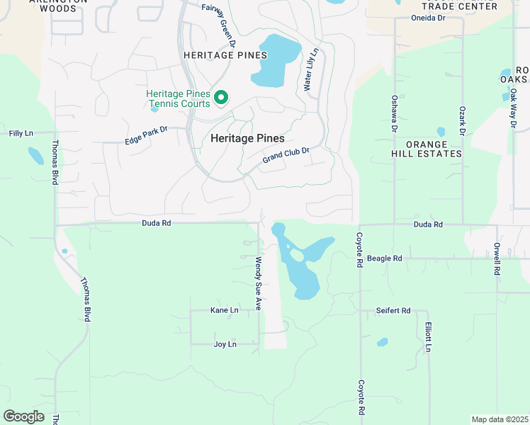 map of restaurants, bars, coffee shops, grocery stores, and more near 11627 Duda Road in Hudson
