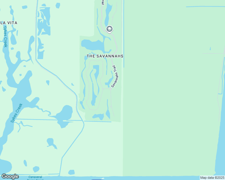 map of restaurants, bars, coffee shops, grocery stores, and more near 3555 Sunset Ridge Drive in Merritt Island