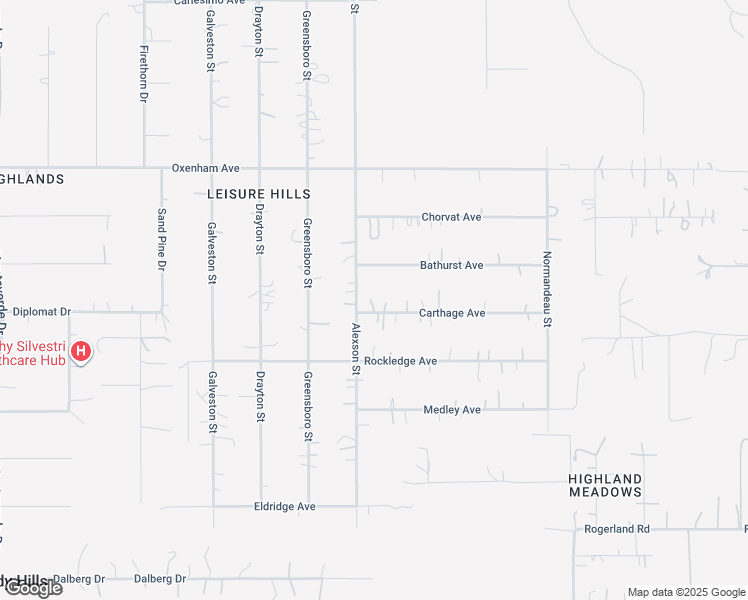 map of restaurants, bars, coffee shops, grocery stores, and more near 17447 Carthage Avenue in Spring Hill