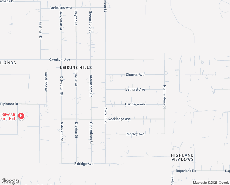 map of restaurants, bars, coffee shops, grocery stores, and more near 17510 Bathurst Avenue in Spring Hill