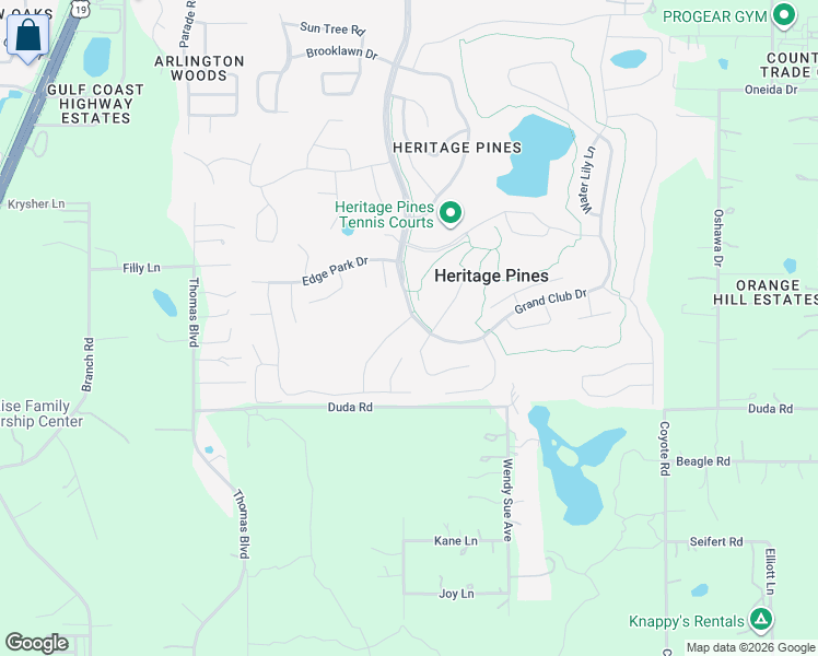 map of restaurants, bars, coffee shops, grocery stores, and more near 18208 Breland Drive in Hudson