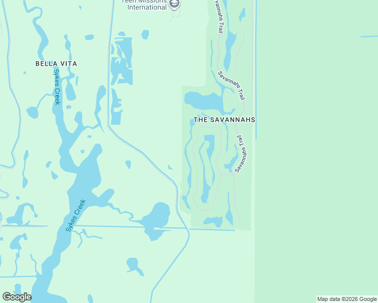 map of restaurants, bars, coffee shops, grocery stores, and more near 3315 Savannahs Trail in Merritt Island