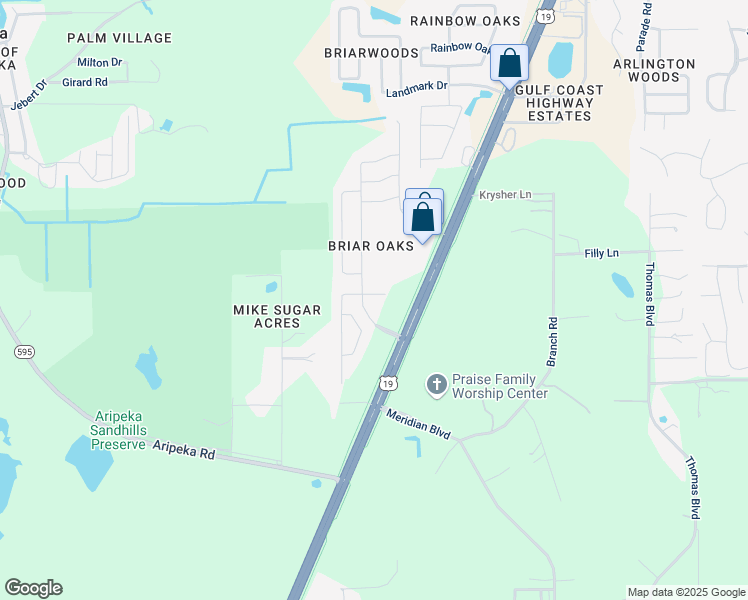 map of restaurants, bars, coffee shops, grocery stores, and more near 18324 Arbor Crest Drive in Hudson
