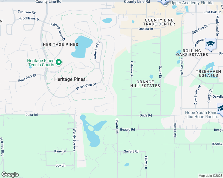 map of restaurants, bars, coffee shops, grocery stores, and more near 18201 Webster Grove Drive in Hudson