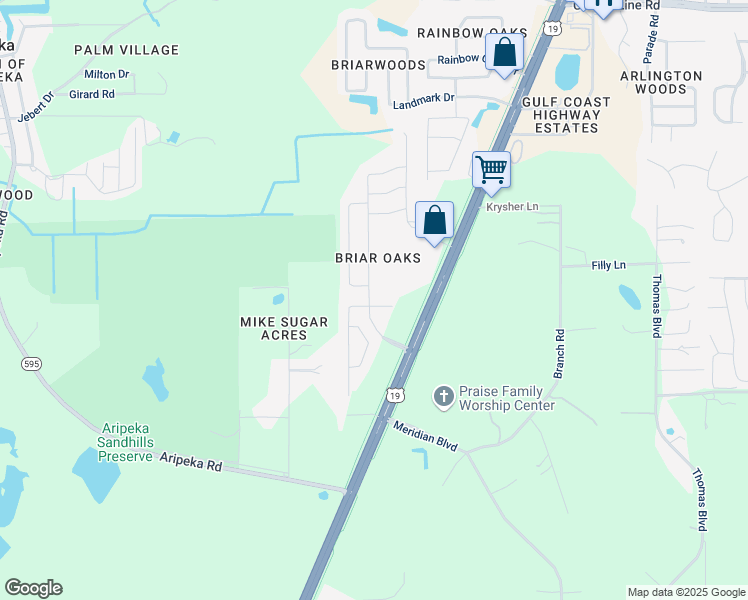 map of restaurants, bars, coffee shops, grocery stores, and more near 18308 Waydale Loop in Hudson