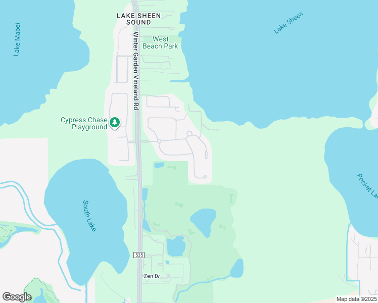 map of restaurants, bars, coffee shops, grocery stores, and more near 9831 Nokay Drive in Orlando