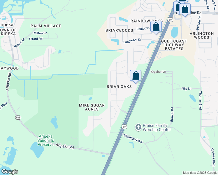 map of restaurants, bars, coffee shops, grocery stores, and more near 18337 Waydale Loop in Hudson