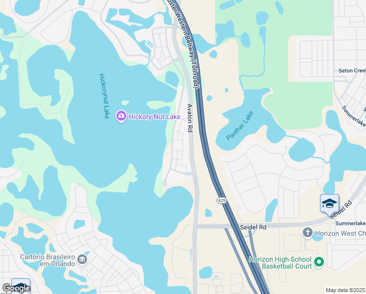 map of restaurants, bars, coffee shops, grocery stores, and more near Eden Cove Drive in Winter Garden