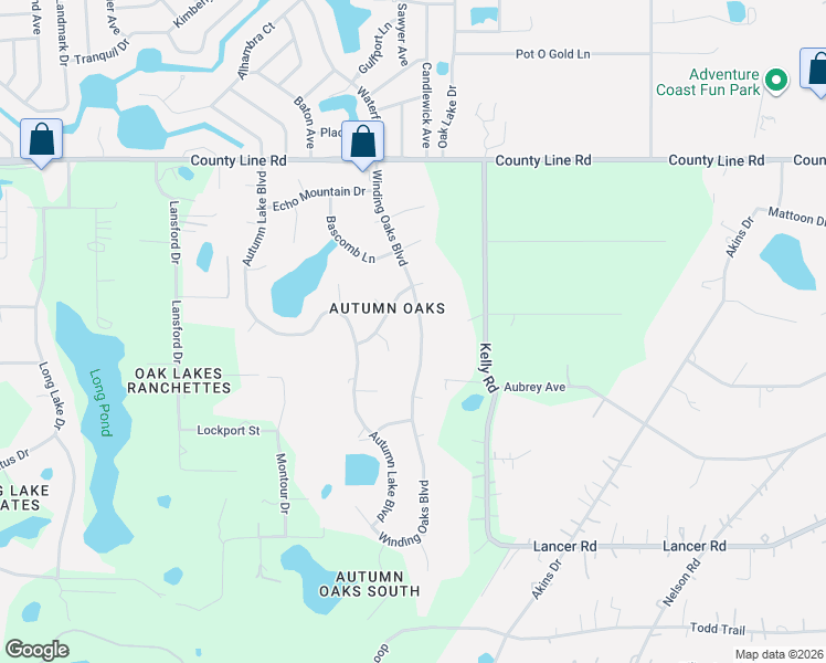 map of restaurants, bars, coffee shops, grocery stores, and more near 18561 Winding Oaks Boulevard in Hudson