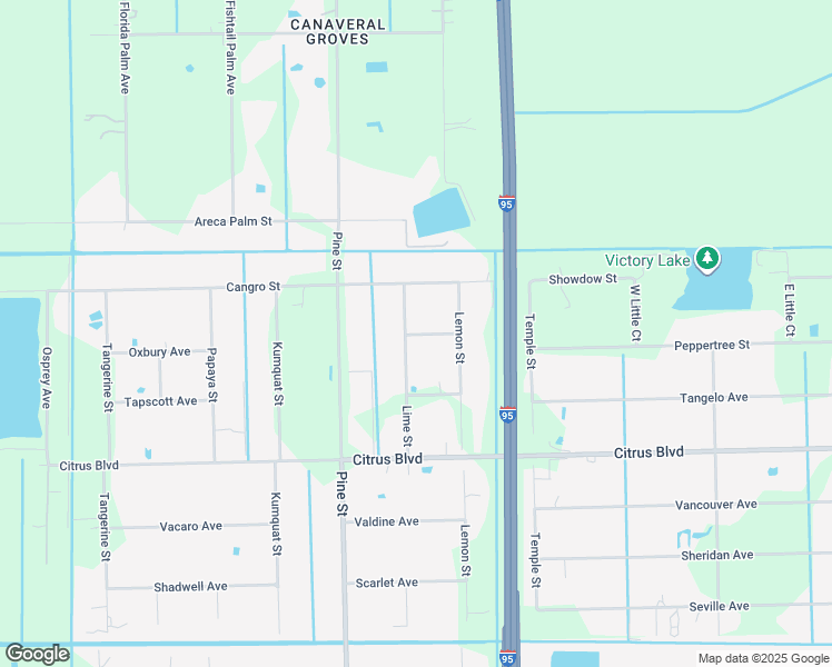 map of restaurants, bars, coffee shops, grocery stores, and more near 4860 Oxeye Avenue in Cocoa