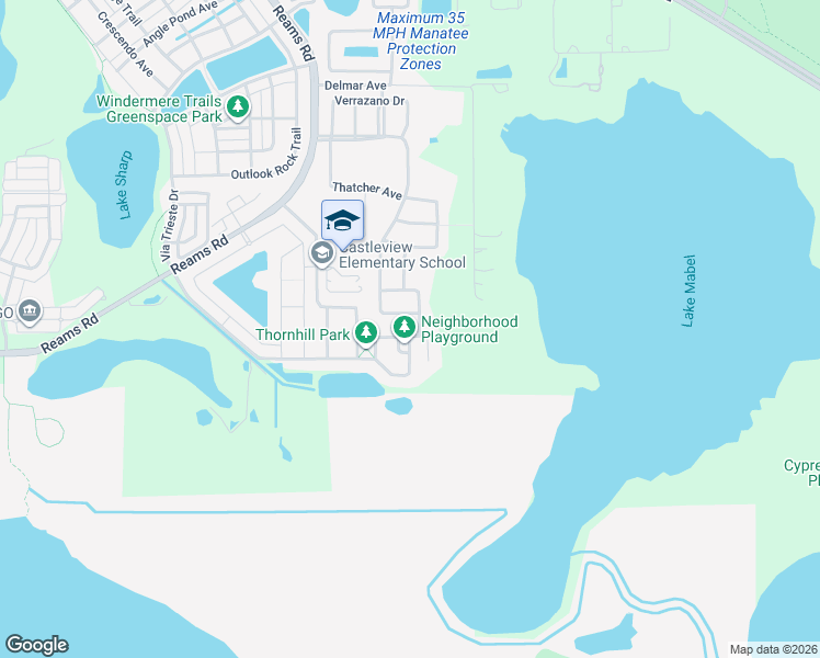 map of restaurants, bars, coffee shops, grocery stores, and more near 8119 Iron Cove Court in Orlando