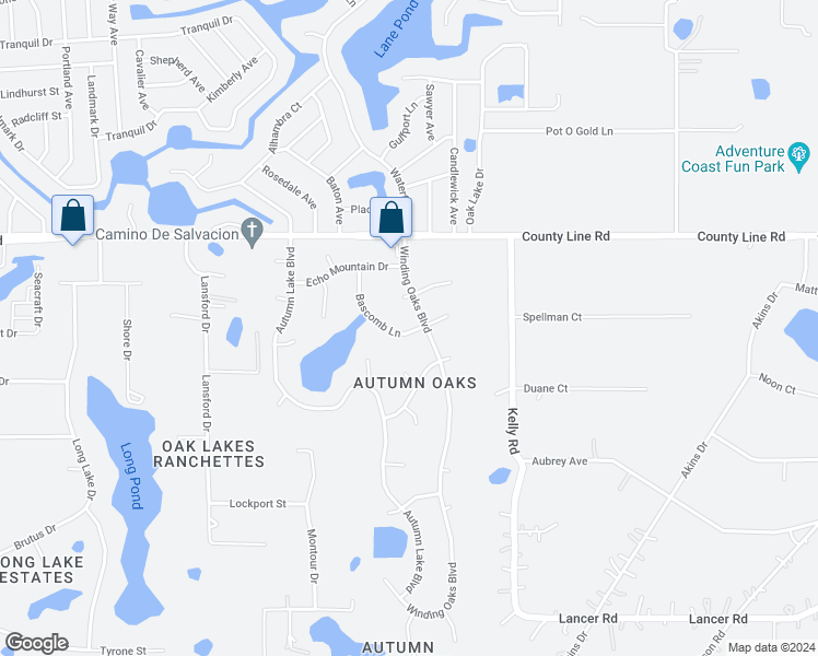 map of restaurants, bars, coffee shops, grocery stores, and more near 18736 Bascomb Lane in Hudson